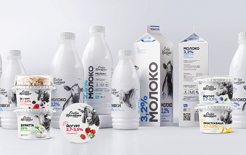 Особая молочная коллекция: дизайн упаковки СТМ Spar