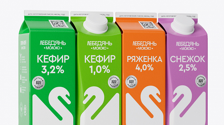 Лебедяньмолоко: ребрендинг производителя молочных продуктов - Портфолио Depot