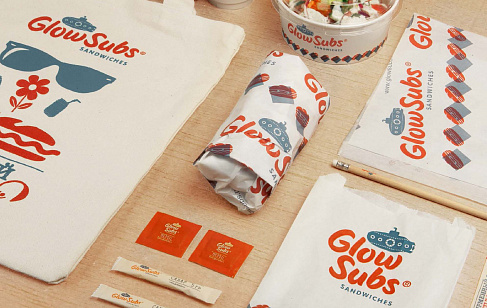 GlowSubs Sandwiches. Разработка брендбука