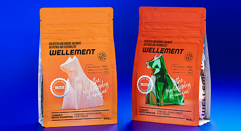 Wellement: Комплекс стратегических работ и фирменный стиль для бренда кормов