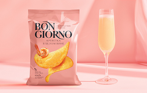 Bon Giorno: редизайн упаковки бренда чипсов